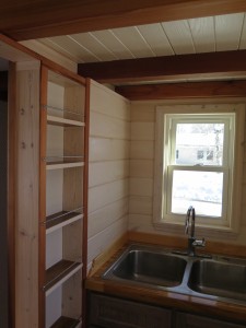 Double Sink and Kitchen Storage   